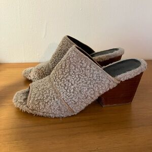 Rachel Comey Dahl Shearling Mules 8.5